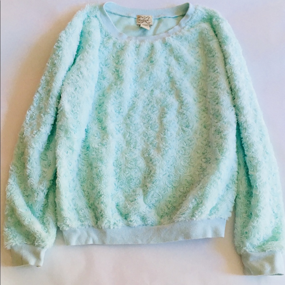 Velour sweatshirt